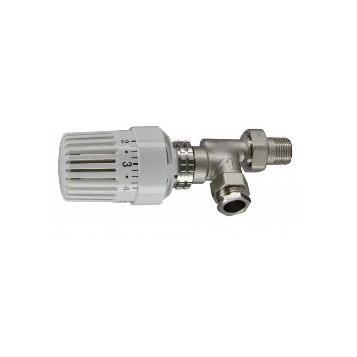 Thermostat-Heizkörperventil Gegenüberliegende Eckform