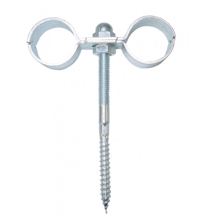 Riko Verzinkte Heizungs-T-Halterung 22 mm