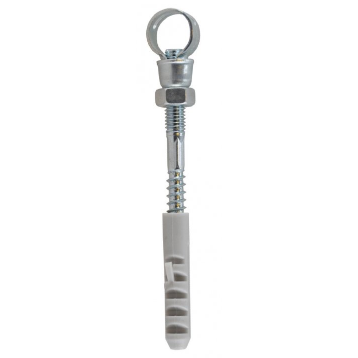 Riko Einzelne Wandhalterung mit Dübel M8 x 22 mm