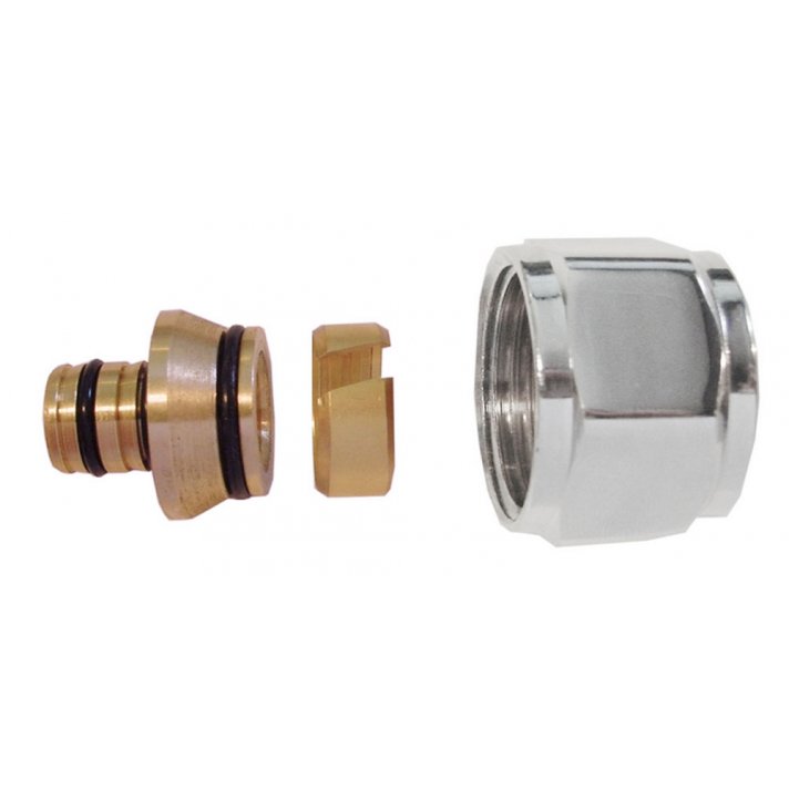 Luxuriöser Adapter 16 x 2,0 mm Eurokonus, Chrom