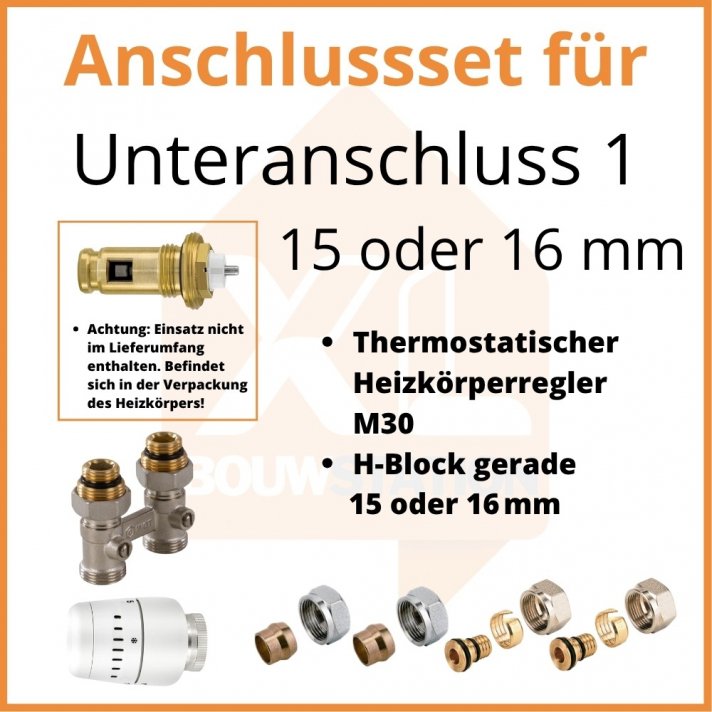 Eco 8 Thermostatisches Anschlussset 1
