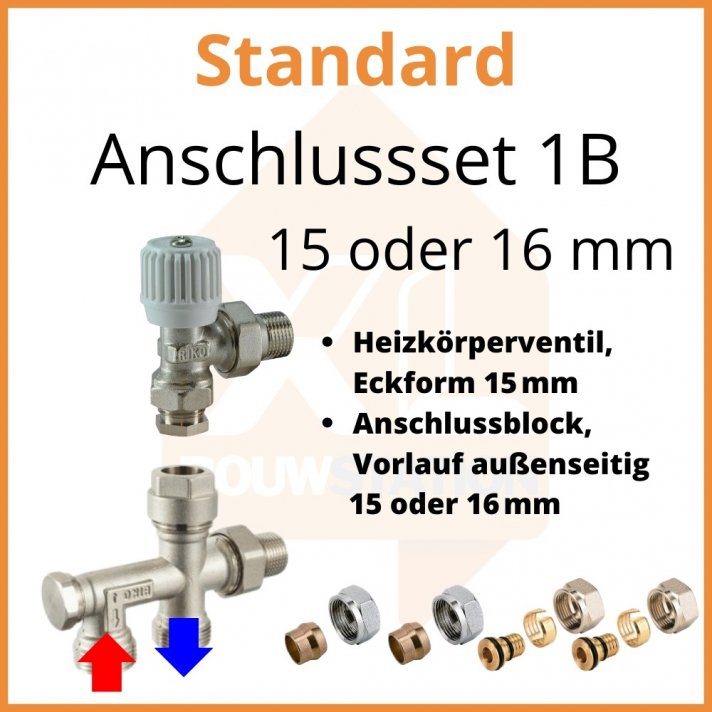 Eco 4 Standard-Anschlussset 1B