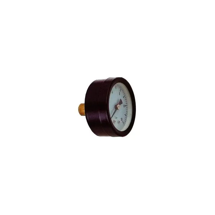Druckmessgerät Manometer 1/4" Rückseitig 0–10 bar