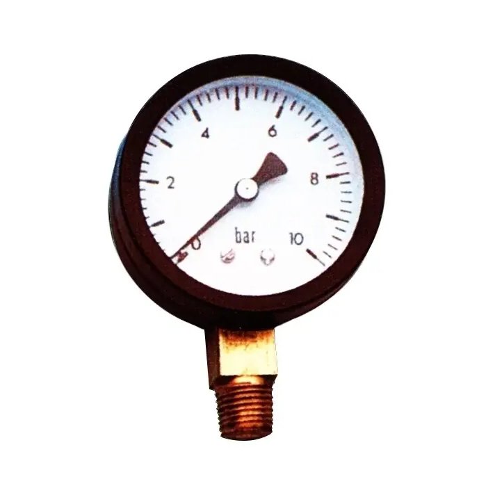 Druckmessgerät Manometer 1/4" Unterseitig 0–10 bar