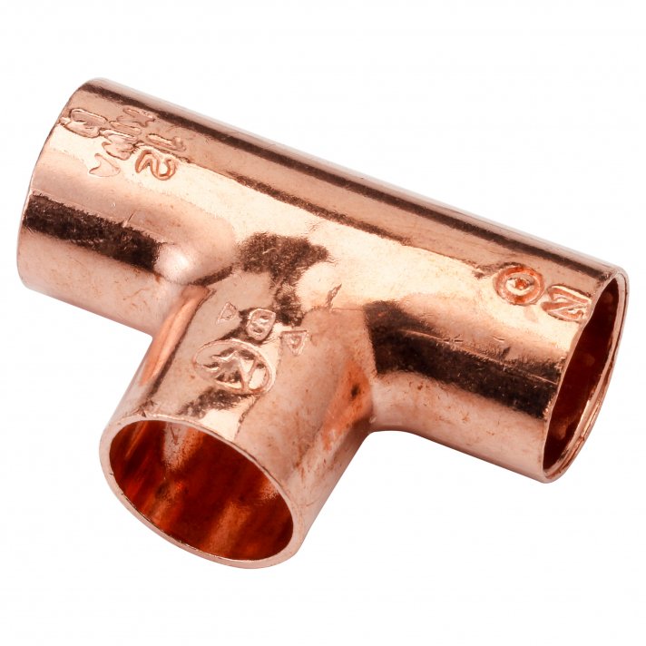 Riko T-Stück Kupfer 15 x 15 x 15 mm