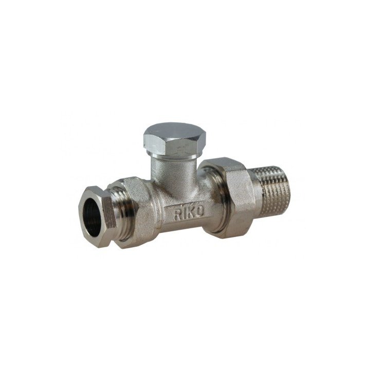 Rücklaufverschraubung Durchgangsform 15mm x 1/2''