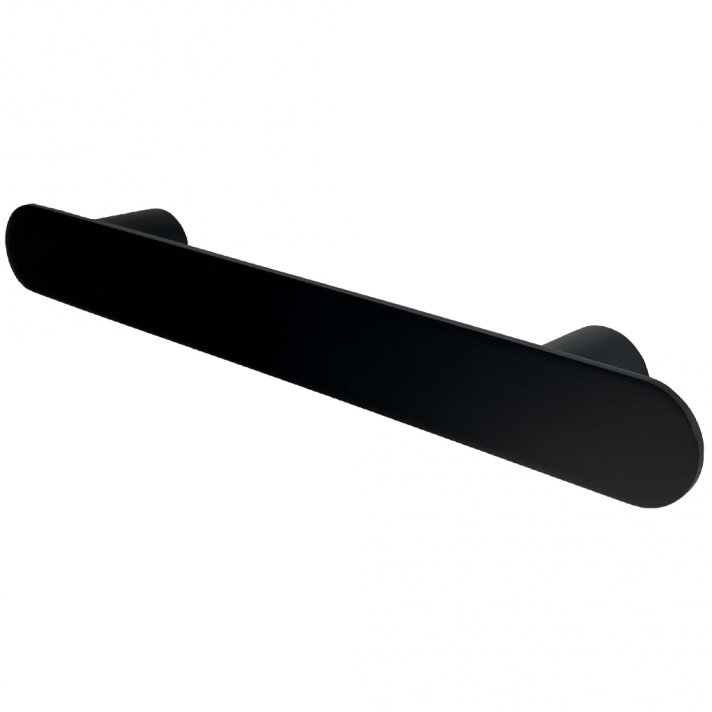 BSXL Magnetisches 460 mm Handtuchregal für Heizkörper rund – Schwarz