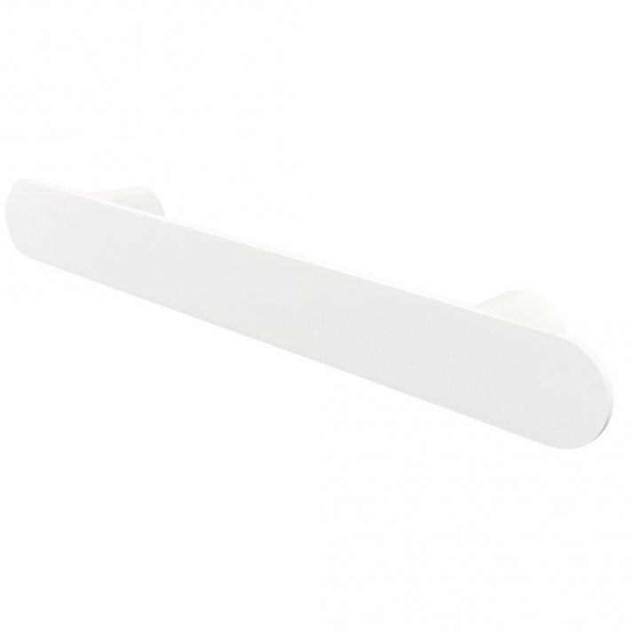 BSXL Magnetisches 460 mm Handtuchregal für Heizkörper rund – Weiß