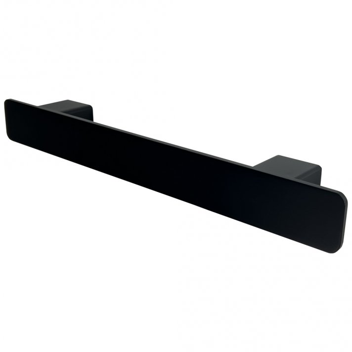 BSXL Magnetisches 460 mm Handtuchregal für Heizkörper quadratisch – Schwarz
