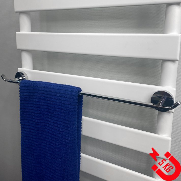 Magneet-Line Chrom – Magnetischer Handtuchhalter 685 mm