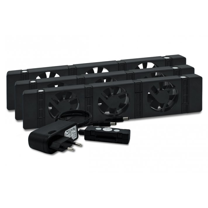 Trioset SpeedComfort Schwarz Standardsensor für Plattenheizkörper