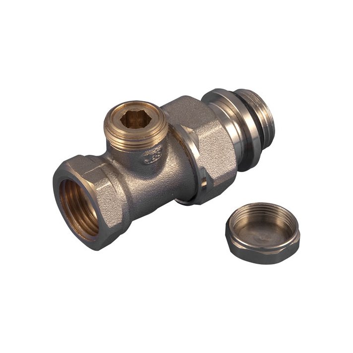 Rücklaufverschraubung Durchgangsform 16mm x 1/2''