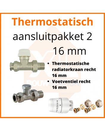 Eco 4 Thermostat M30 Anschlussset 2 für 16 mm Rohr