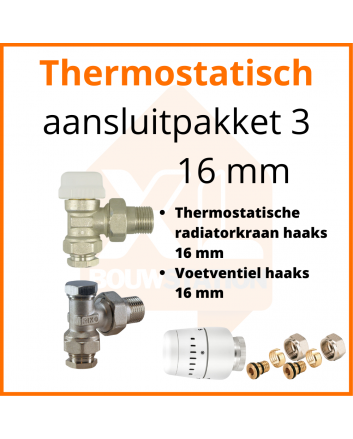 Eco 4 Thermostat M30 Anschlussset 3 für 16 mm Rohr