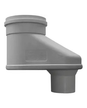 Ubbink Adapter 80/80 – 80/125 mm Abzweigstück/T-Stück