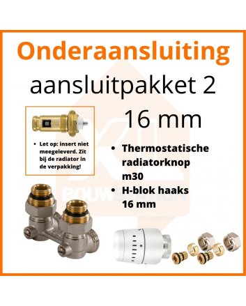 Eco 8 Thermostat-Anschlussset 2 für 16 mm Rohr