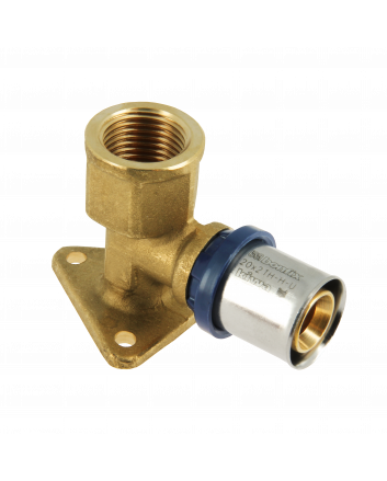 Bonfix Innengewinde x Alu-Press Wandplatte | 1/2 x 20 | Höhe 47 mm