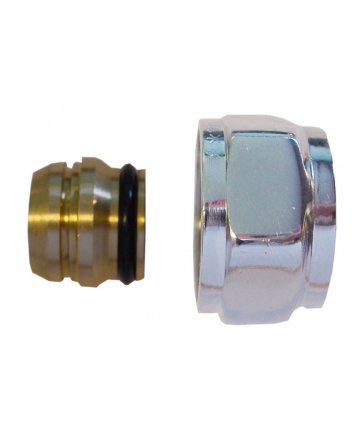 Adapter Eurokonus auf 15 mm Klemmring, Chrom