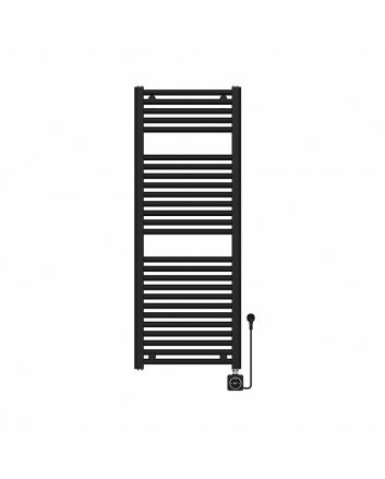 Elara Elektrischer Heizkörper Smart WiFi 118,5 x 45 cm Matt Schwarz
