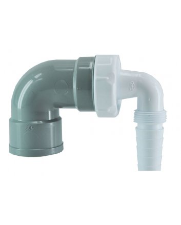 Geräteanschlussstück Winklig/Spitzende 40 mm PP/PVC
