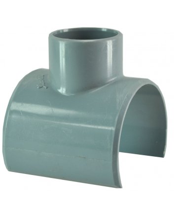 Abwasserklemm-Sattel 80/75 x 40 mm PVC