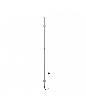 1500x63 – 120 Watt | Elektrischer Stab-Handtuchheizkörper – Gunmetal