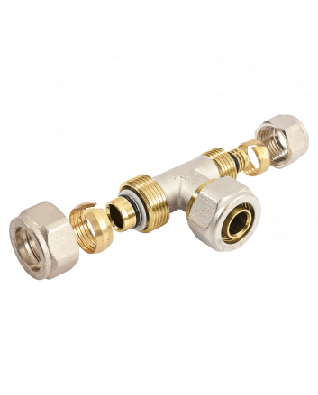 Bonfix Alu-Klemm T-Stück reduziert | 20 x 16 x 16