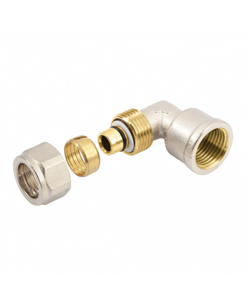 Bonfix Innengewinde x Alu-Klemm Winkelstück | 1 x 26