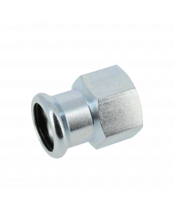 Bonfix Stahlverzinkt Innengewinde x Press Muffe (Heizung) | 1 1/4 x 35