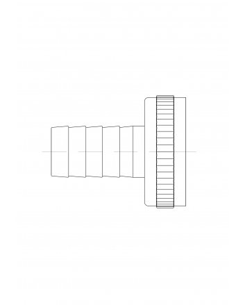 Riko Chrom-Schlauchverschraubungsset 1/2 x M22 mit Sicherungsring