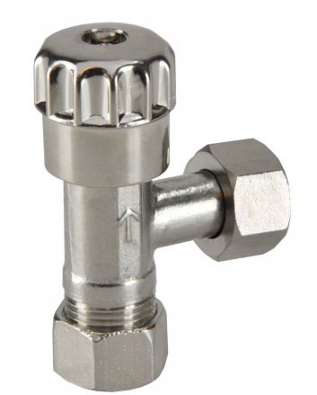 Riko Eckventil 3/8 x 12 mm Klemm, Chrom