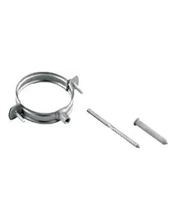 Alu-Fix Schelle Ø100 mm Schwer mit Stift M8 x 90 mm