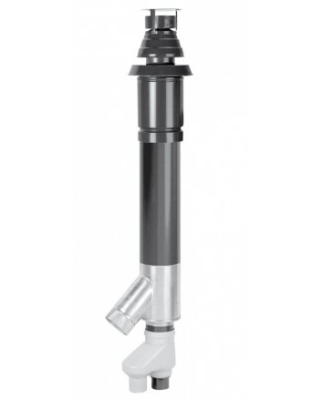 Aluminium Skyline Combi Dachdurchführung HR Ø80/80 – Ø125 mm