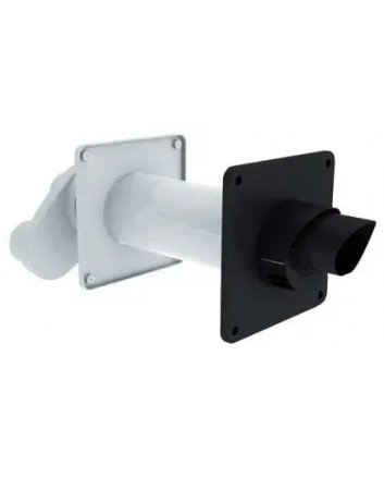 Safe-PP Konzentrische Wanddurchführung Länge 640 mm / Ø80/125 mm