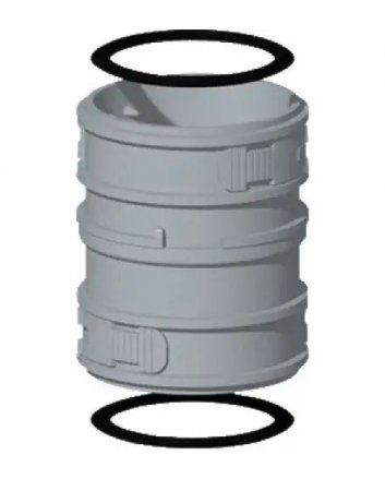 MiniFlex Kupplung M/M Ø60 mm Flexibel