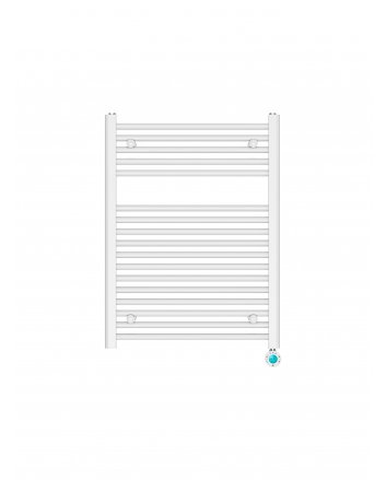 Best-Design Senden-White Elektrischer Handtuchheizkörper Weiß 380 W 800x600