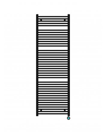 Best-Design Senden-Black Elektrischer Handtuchheizkörper Schwarz 1160 W 1800x600