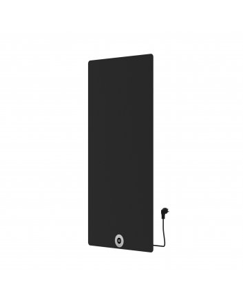 Best-Design Brenner-Black Elektrischer Designheizkörper Mattschwarz 750 W 1200x600