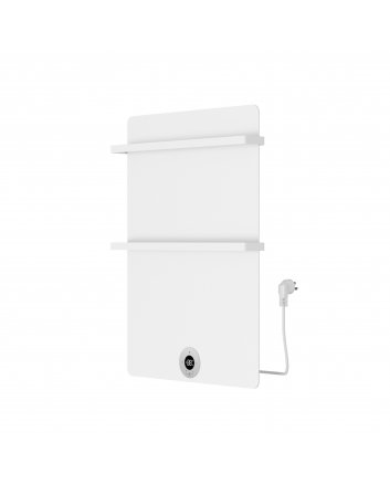Best-Design Brenner-White Elektrischer Designheizkörper matt-weiß 300W 700x500