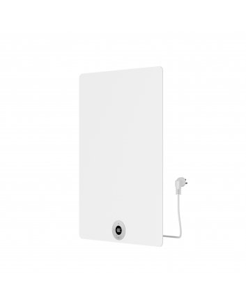 Best-Design Brenner-White Elektrischer Designheizkörper matt-weiß 300W 700x500