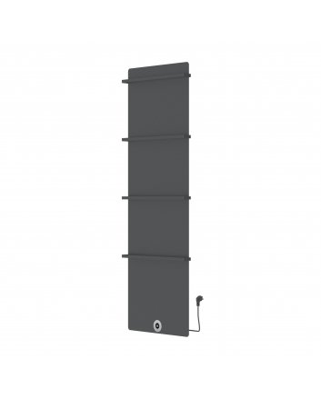 Best-Design Brenner-Concrete Elektrischer Designheizkörper Beton-Grau 1200W 1800x600