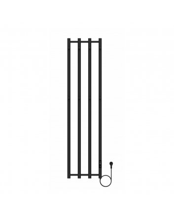 Best-Design Velten-Black Elektrischer Designheizkörper 250W 1405 x 346 matt-schwarz