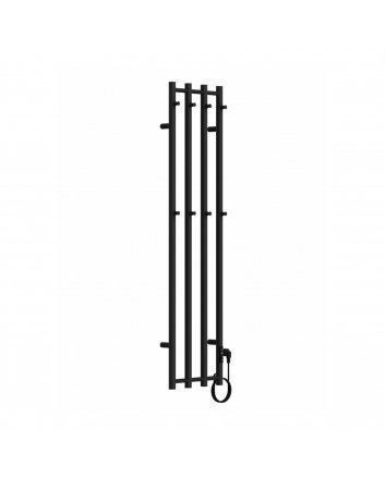 Best-Design Velten-Black Elektrischer Designheizkörper 250W 1405 x 346 matt-schwarz