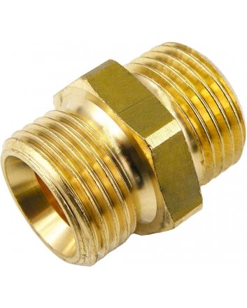 Reduktionsnippel 21,7G Außengewinde x 1/4" Außengewinde