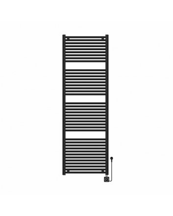 Elara Elektrischer Heizkörper Smart WiFi 181,7 x 60 cm Matt Schwarz