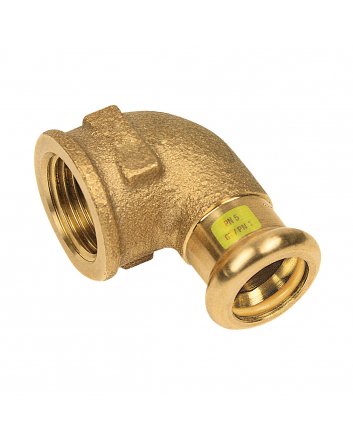 Bonfix Rotkupfer Innengewinde x Press Winkelstück (Gas) | 1 x 28