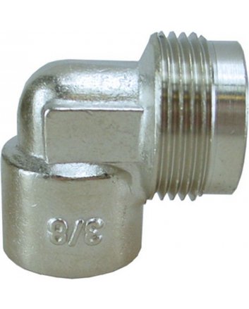 Riko Herdanschlussstück Gastec 3/8" winklig