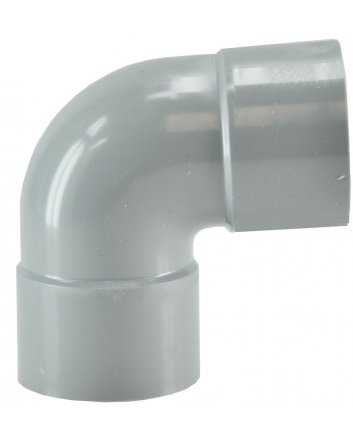 Abflussbogen Doppelmuffe 110 mm 90 Grad PVC