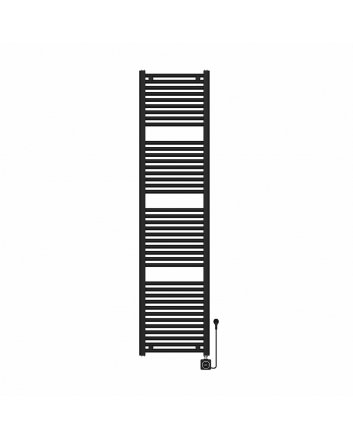 Elara Elektrischer Heizkörper Smart WiFi 181,7 x 45 cm Matt Schwarz