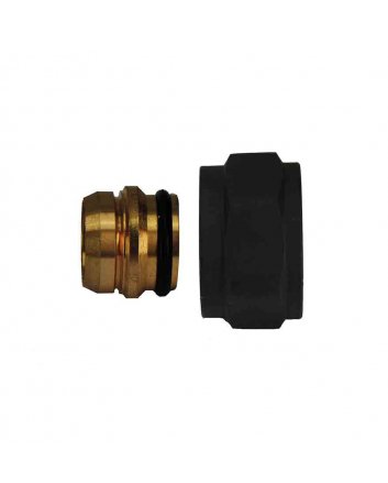 Adapter Eurokonus auf 15 mm Klemm, Matt Schwarz
